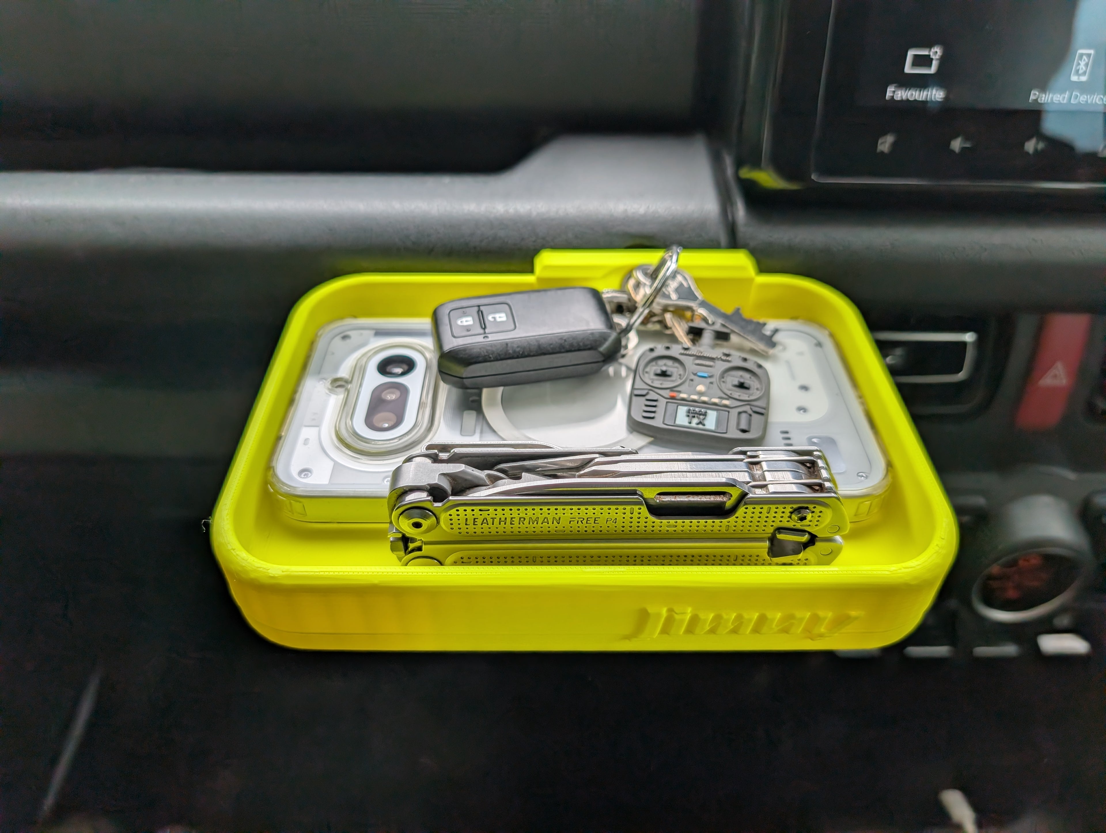 Suzuki Jimny Convertible Tray with Cupholder
