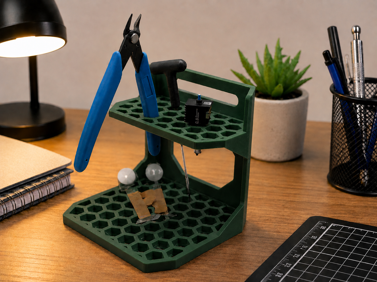 Honeycomb Desk Organizer