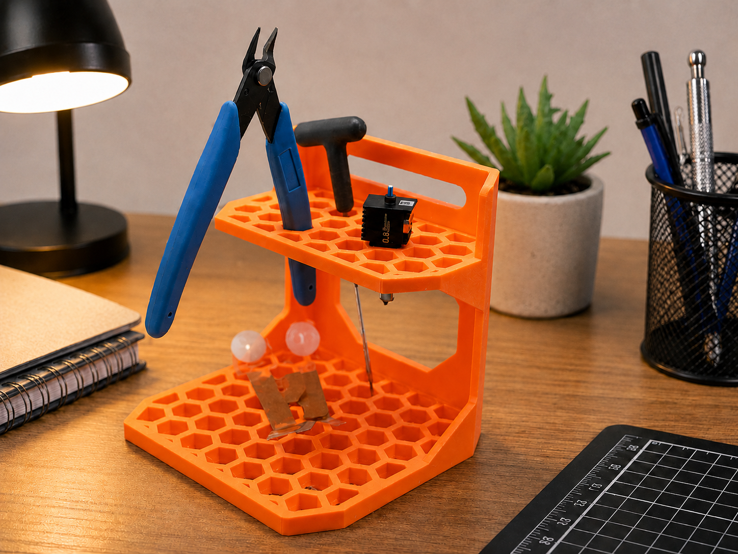 Honeycomb Desk Organizer